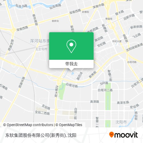 东软集团股份有限公司(新秀街)地图
