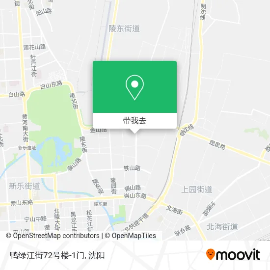 鸭绿江街72号楼-1门地图