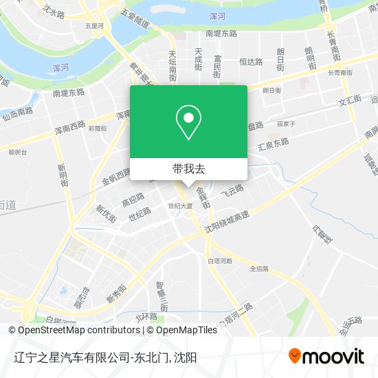 辽宁之星汽车有限公司-东北门地图