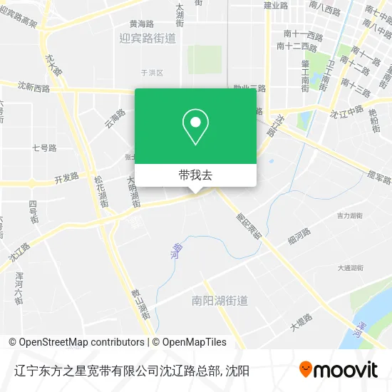 辽宁东方之星宽带有限公司沈辽路总部地图
