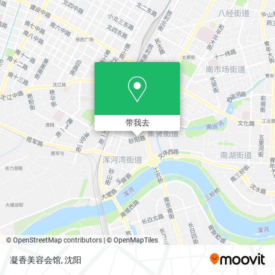 凝香美容会馆地图
