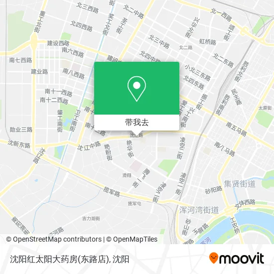 沈阳红太阳大药房(东路店)地图