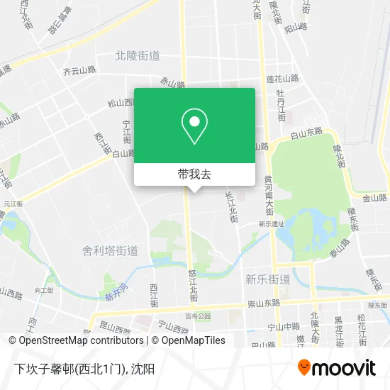 下坎子馨邨(西北1门)地图