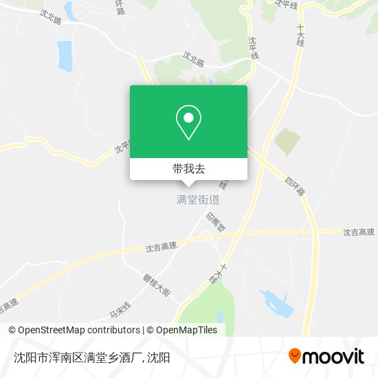沈阳市浑南区满堂乡酒厂地图