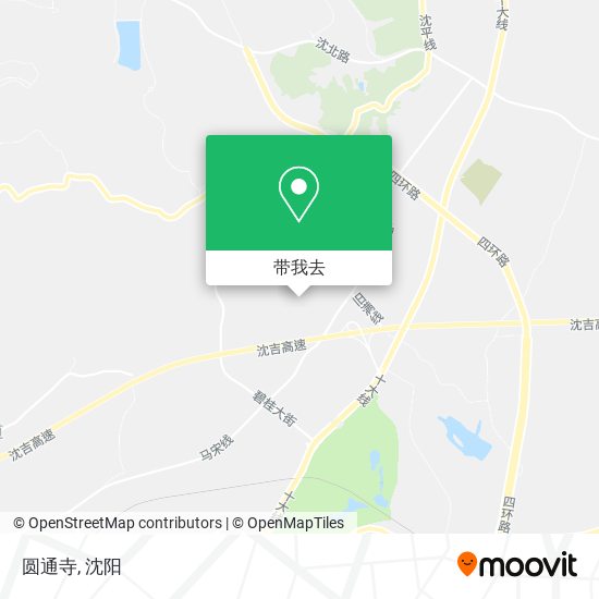 圆通寺地图