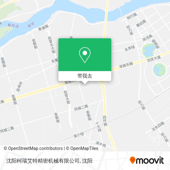 沈阳柯瑞艾特精密机械有限公司地图
