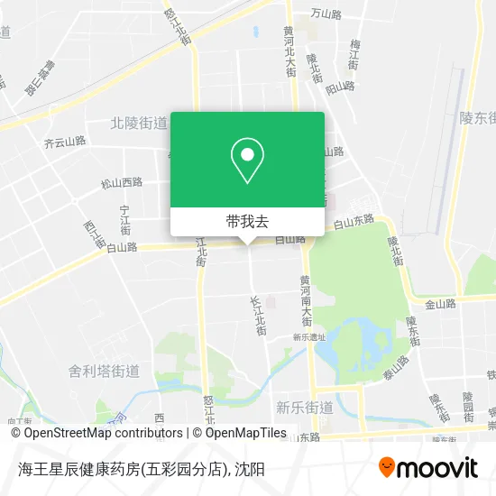 海王星辰健康药房(五彩园分店)地图
