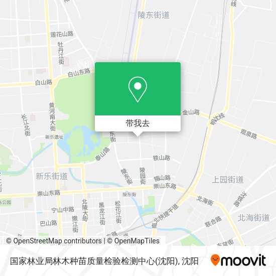 国家林业局林木种苗质量检验检测中心(沈阳)地图