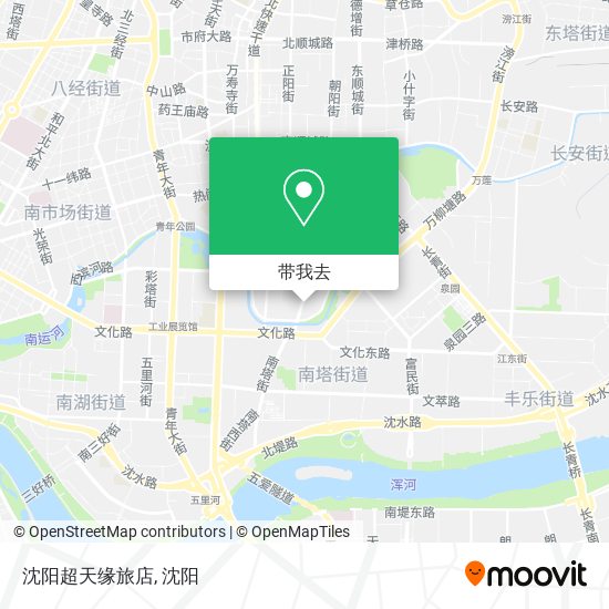 沈阳超天缘旅店地图