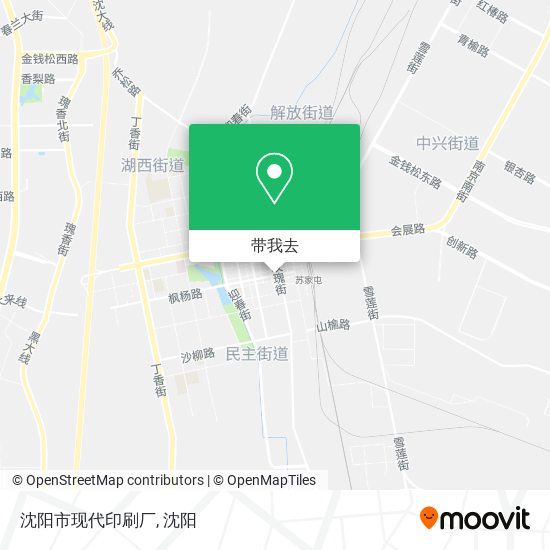 沈阳市现代印刷厂地图