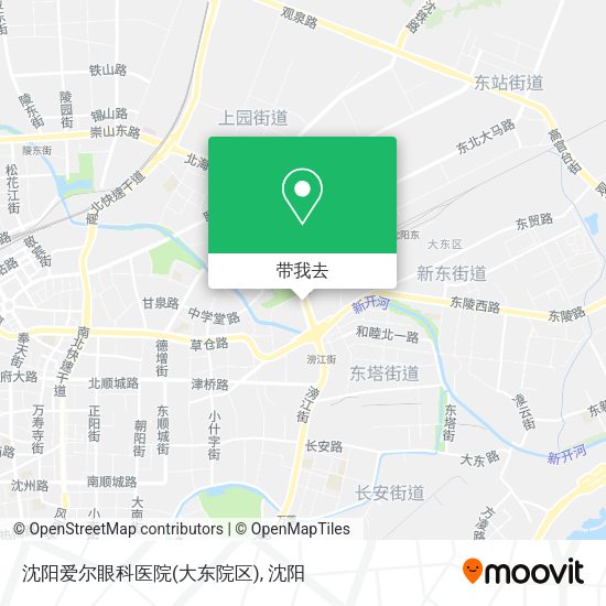 沈阳爱尔眼科医院(大东院区)地图