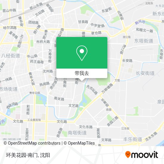 环美花园-南门地图