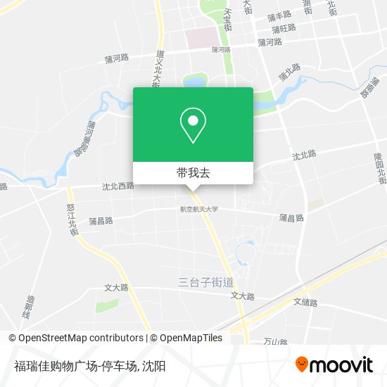 福瑞佳购物广场-停车场地图