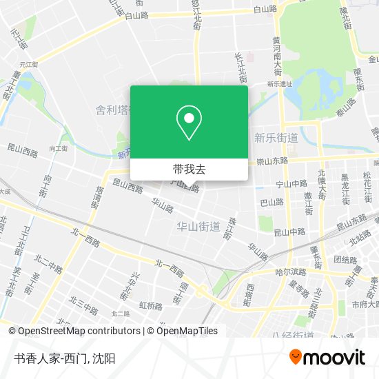 书香人家-西门地图