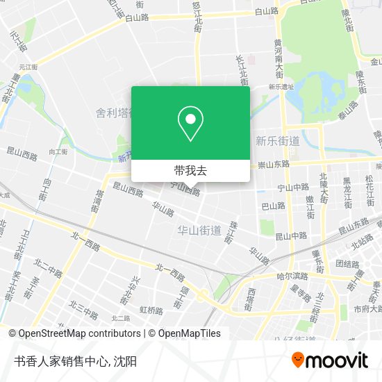 书香人家销售中心地图