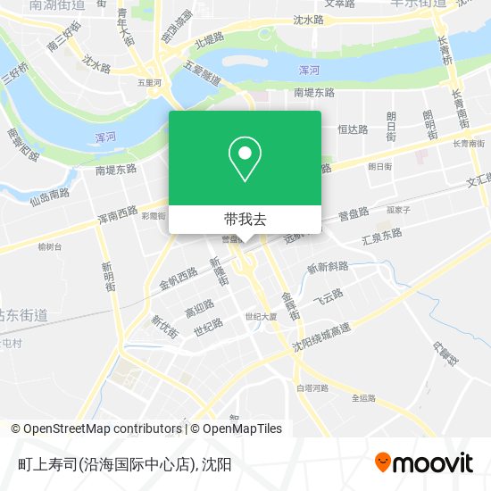 町上寿司(沿海国际中心店)地图