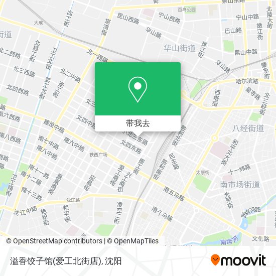 溢香饺子馆(爱工北街店)地图