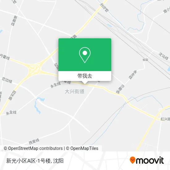 新光小区A区-1号楼地图