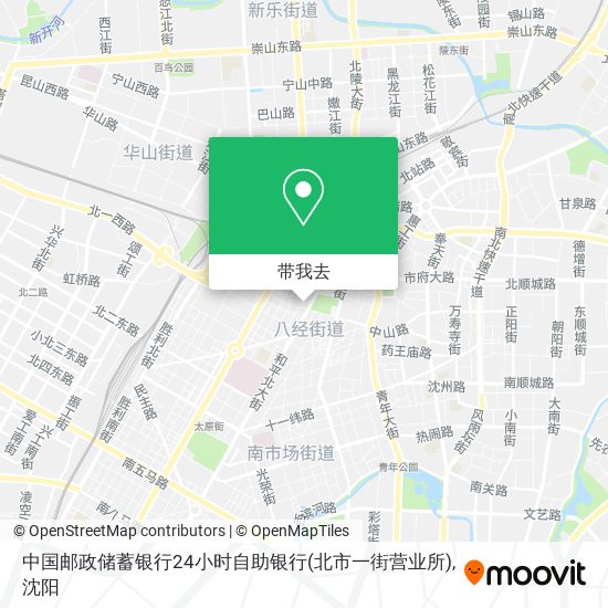 中国邮政储蓄银行24小时自助银行(北市一街营业所)地图