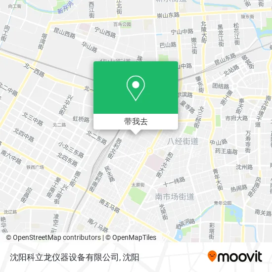 沈阳科立龙仪器设备有限公司地图