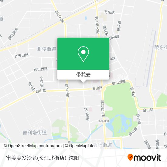审美美发沙龙(长江北街店)地图