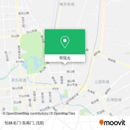 怡林名门-东南门地图
