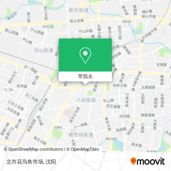 北市花鸟鱼市场地图