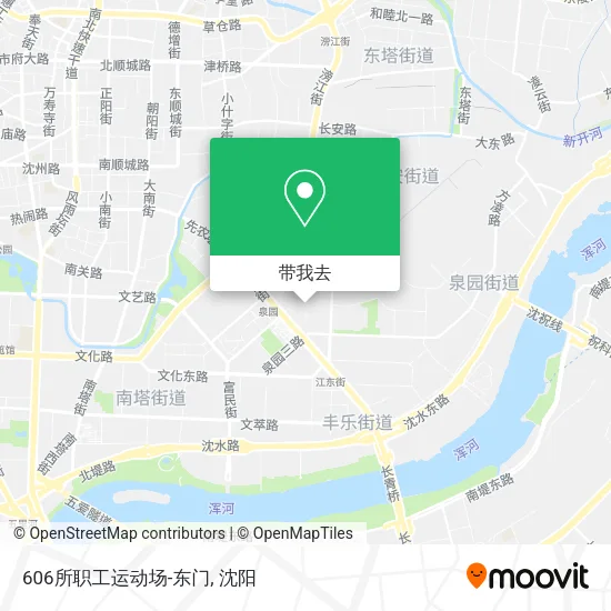 606所职工运动场-东门地图