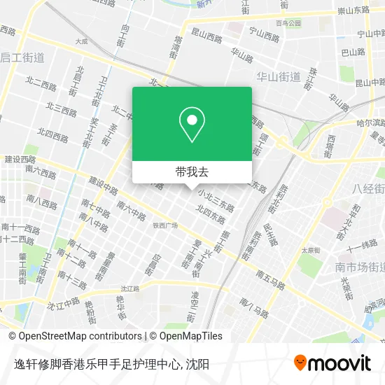 逸轩修脚香港乐甲手足护理中心地图