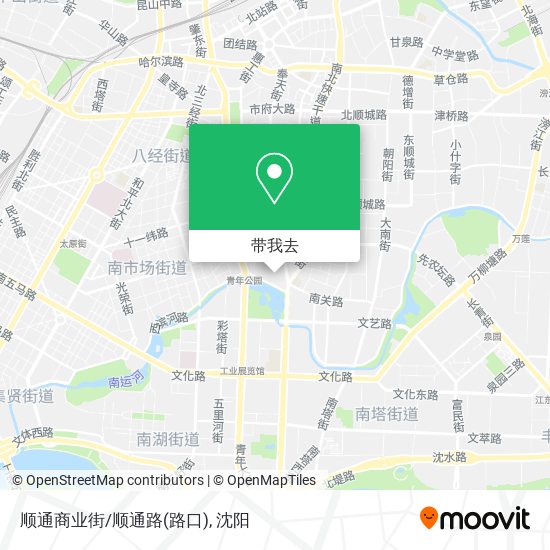 顺通商业街/顺通路(路口)地图