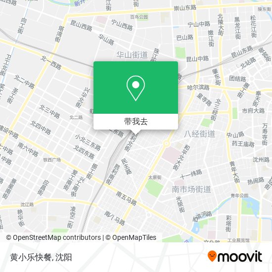 黄小乐快餐地图