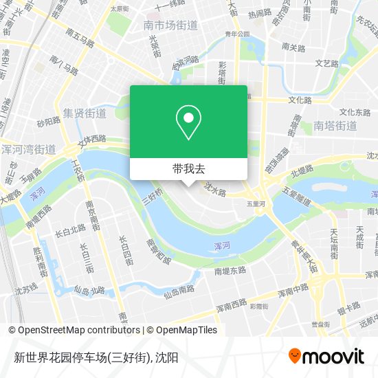 新世界花园停车场(三好街)地图