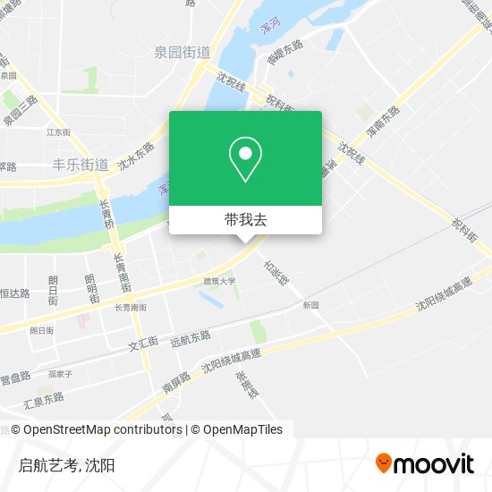 启航艺考地图