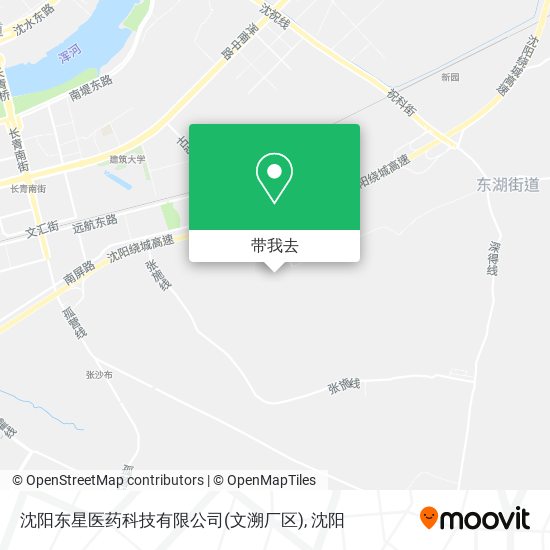 沈阳东星医药科技有限公司(文溯厂区)地图