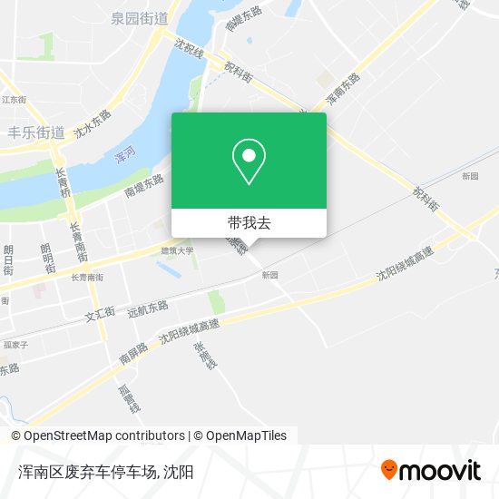 浑南区废弃车停车场地图