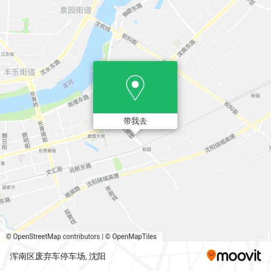 浑南区废弃车停车场地图