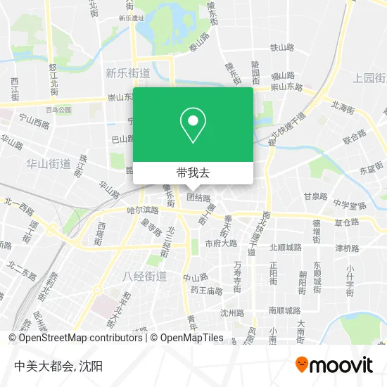 中美大都会地图