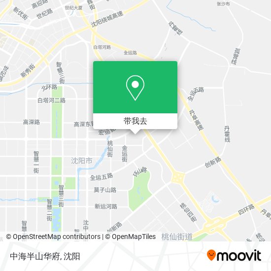 中海半山华府地图
