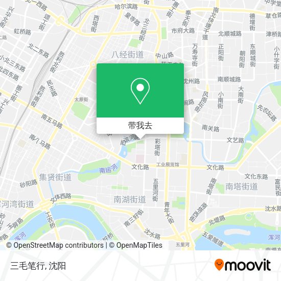 三毛笔行地图