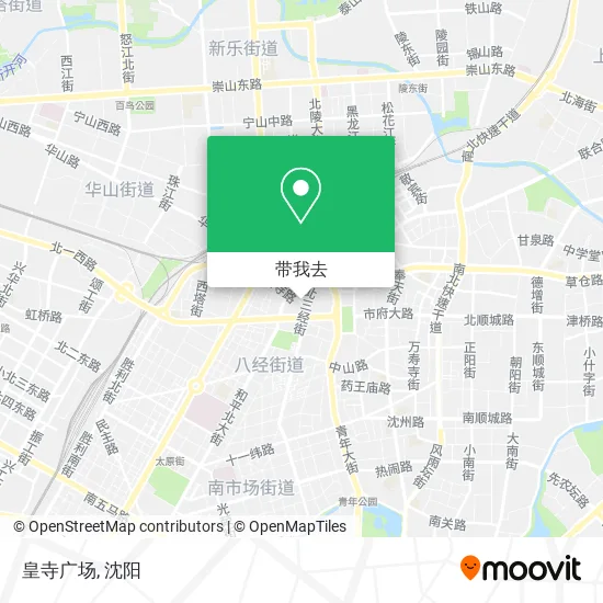 皇寺广场地图