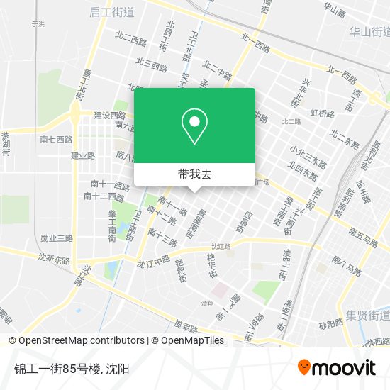 锦工一街85号楼地图