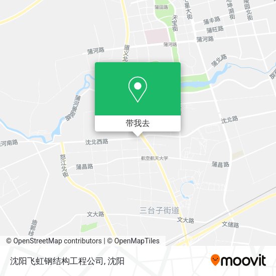 沈阳飞虹钢结构工程公司地图