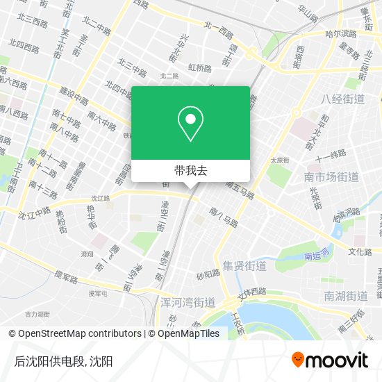 后沈阳供电段地图