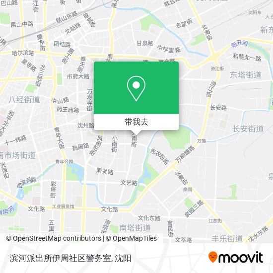 滨河派出所伊周社区警务室地图