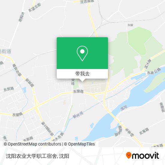 沈阳农业大学职工宿舍地图