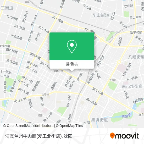 清真兰州牛肉面(爱工北街店)地图