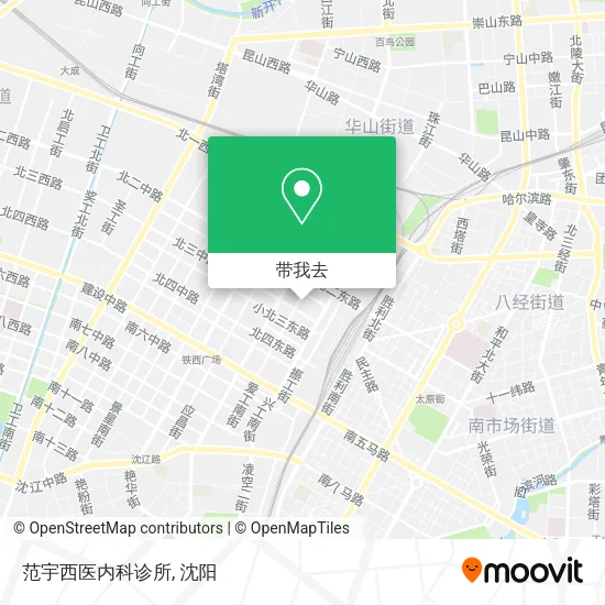 范宇西医内科诊所地图