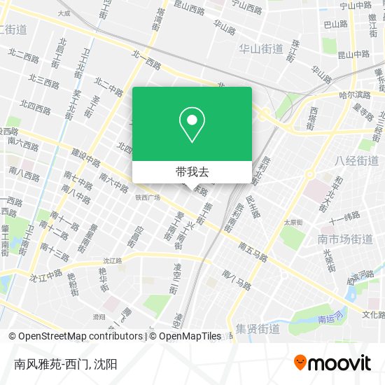 南风雅苑-西门地图