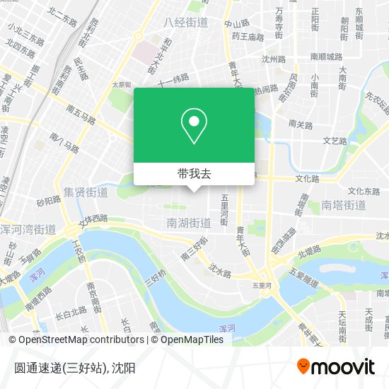 圆通速递(三好站)地图
