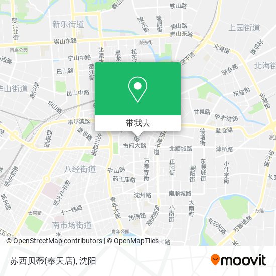 苏西贝蒂(奉天店)地图